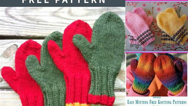 87+ Free Knitting Patterns For Children's Mittens