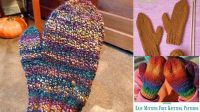 63+ Free Knitting Patterns For Children's Mittens On Two Needles