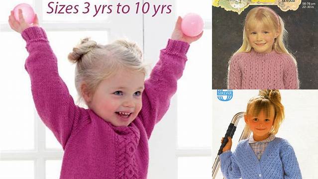 57+ Free Knitting Patterns For Children's Pullover Sweaters