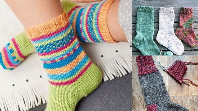 58+ Free Knitting Patterns For Children's Socks On Four Needles