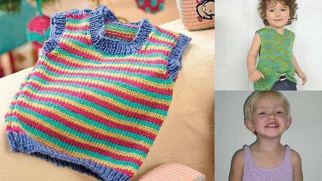 68+ Free Knitting Patterns For Children's Tank Tops