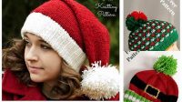 88+ Free Knitting Patterns For Christmas Hats