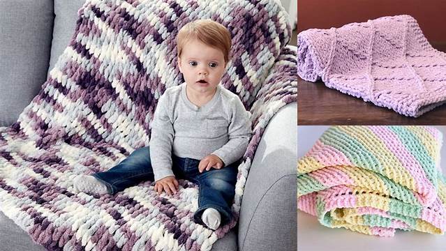 97+ Free Knitting Patterns For Chunky Baby Blankets