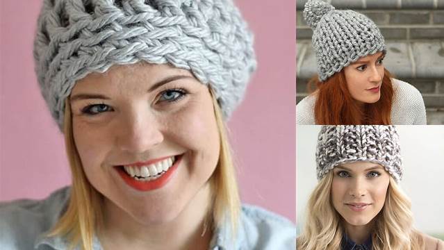 80+ Free Knitting Patterns For Chunky Yarn Hats