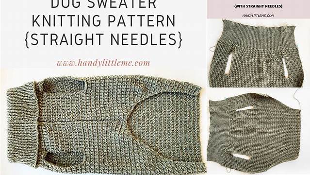 79+ Free Knitting Patterns For Dog Sweaters On Straight Needles