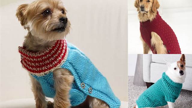 47+ Free Knitting Patterns For Dog Sweaters To Download