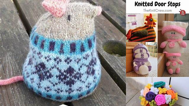 67+ Free Knitting Patterns For Door Stops