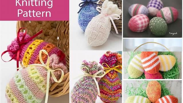 29+ Free Knitting Patterns For Easter Eggs