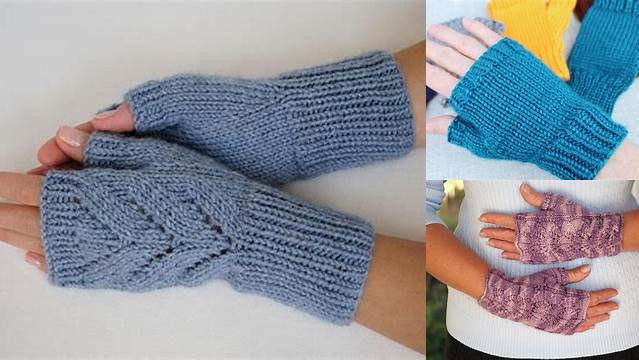 33+ Free Knitting Patterns For Fingerless Gloves On Two Needles