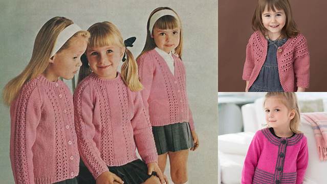 64+ Free Knitting Patterns For Girls Cardigan Sweater