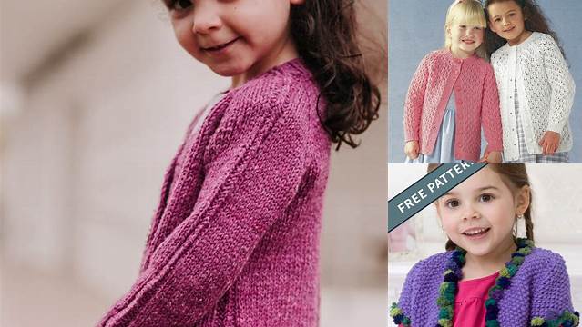 35+ Free Knitting Patterns For Girls To Download