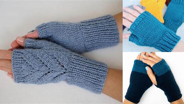 49+ Free Knitting Patterns For Gloves On Two Needles Straight