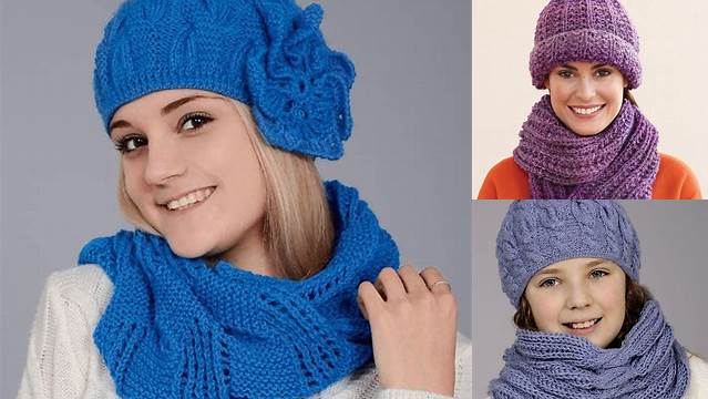 47+ Free Knitting Patterns For Hat And Scarf