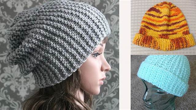 63+ Free Knitting Patterns For Hats With Two Needles Pdf