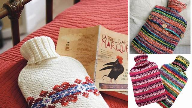 30+ Free Knitting Patterns For Hot Water Bottle Covers Uk