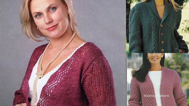 30+ Free Knitting Patterns For Jackets