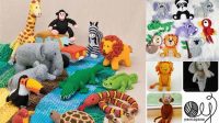 10+ Free Knitting Patterns For Jungle Animals