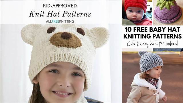 84+ Free Knitting Patterns For Kids Hats