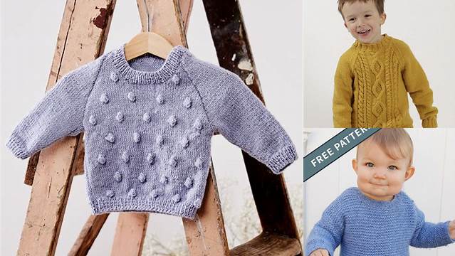 29+ Free Knitting Patterns For Kids Jumpers