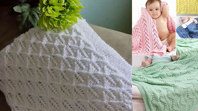 69+ Free Knitting Patterns For Lacy Baby Blankets