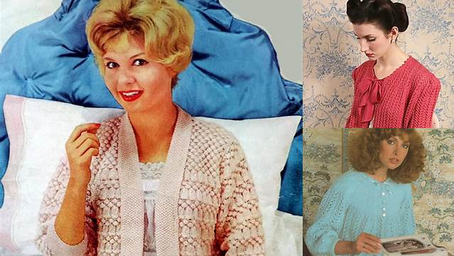 49+ Free Knitting Patterns For Ladies Bed Jackets