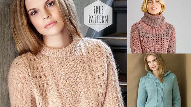 71+ Free Knitting Patterns For Ladies Pullover Sweaters