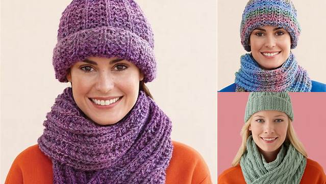 98+ Free Knitting Patterns For Ladies Scarves And Hats