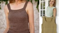 18+ Free Knitting Patterns For Ladies Tank Tops