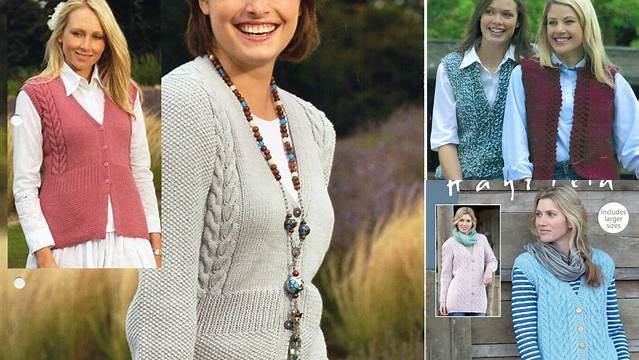 80+ Free Knitting Patterns For Ladies Waistcoats Pdf