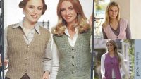 91+ Free Knitting Patterns For Ladies Waistcoats Straight Needles