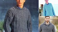 47+ Free Knitting Patterns For Mens Chunky Sweaters