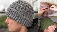 64+ Free Knitting Patterns For Men's Hats On Straight Needles