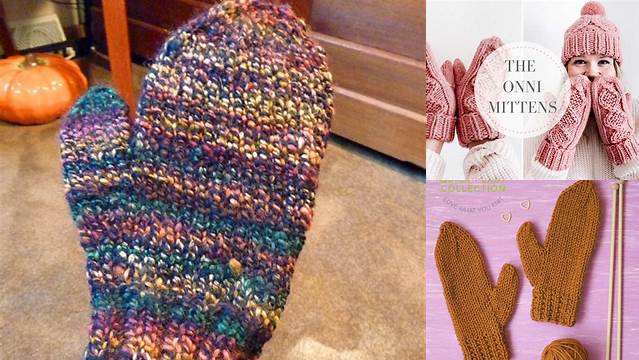 65+ Free Knitting Patterns For Mittens On Two Needles Chunky