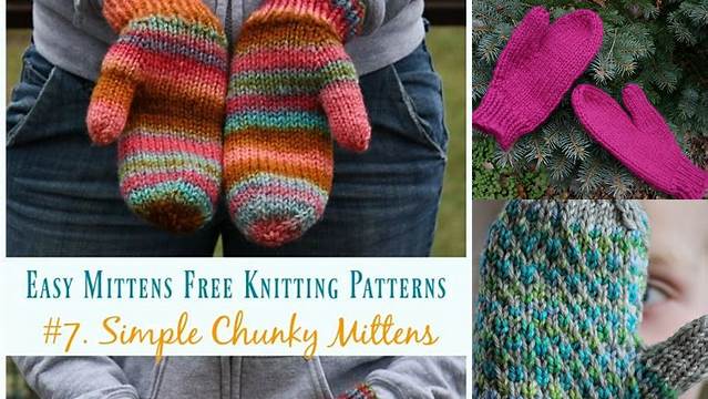 86+ Free Knitting Patterns For Mittens