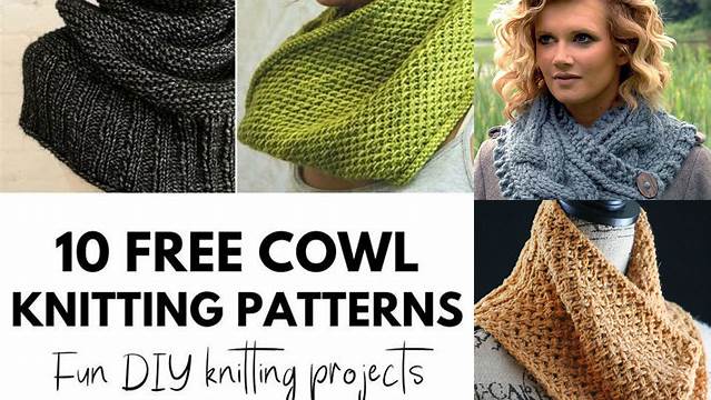 67+ Free Knitting Patterns For Neck Warmers And Cowls