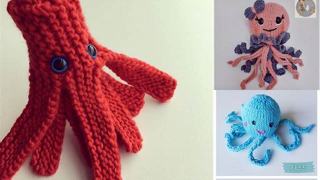 82+ Free Knitting Patterns For Octopus