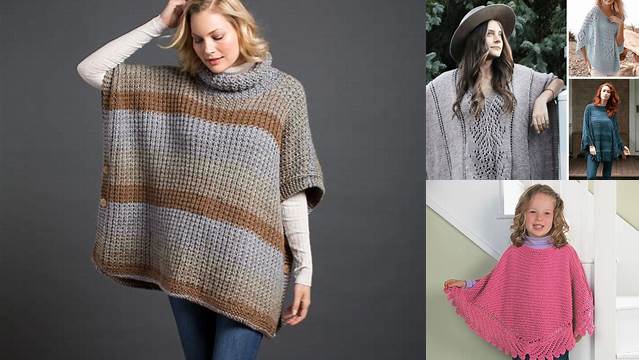 70+ Free Knitting Patterns For Poncho