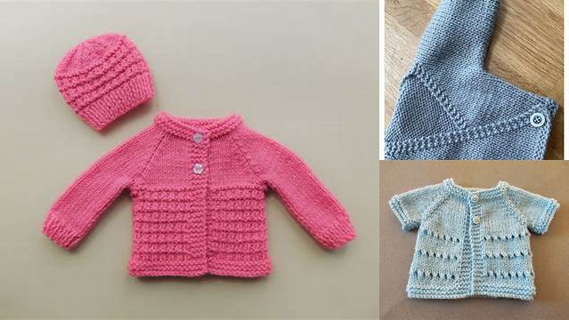 18+ Free Knitting Patterns For Preemie Cardigans