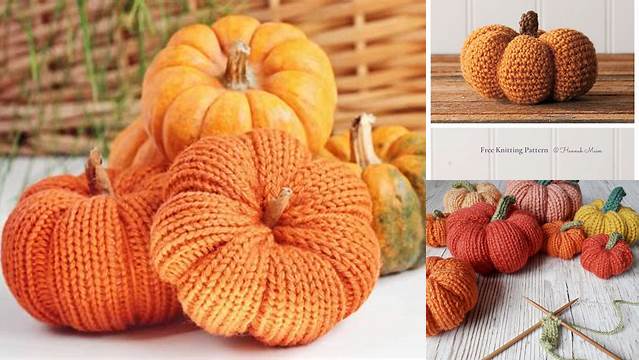 82+ Free Knitting Patterns For Pumpkin