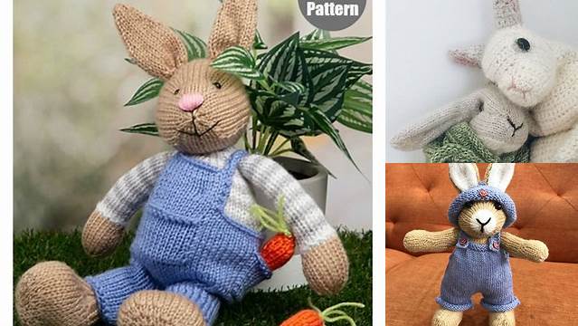 72+ Free Knitting Patterns For Rabbits