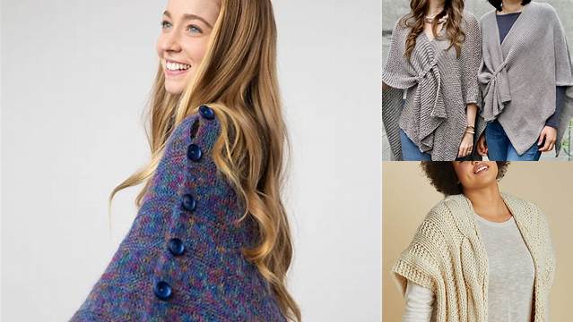 63+ Free Knitting Patterns For Ruana