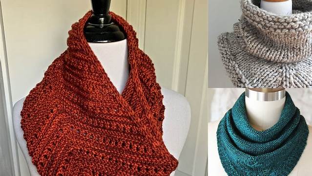 70+ Free Knitting Patterns For Scarves And Cowls