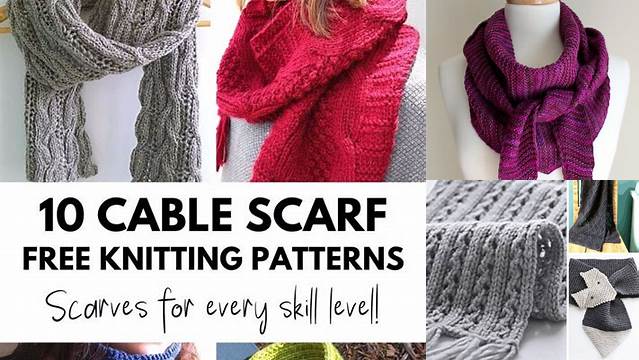 10+ Free Knitting Patterns For Scarves Uk