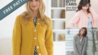 12+ Free Knitting Patterns For Sweaters And Cardigans