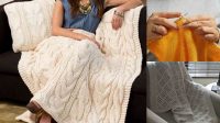 88+ Free Knitting Patterns For Throws For Beginners Straight Needles