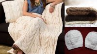 32+ Free Knitting Patterns For Throws To Download Straight Needles