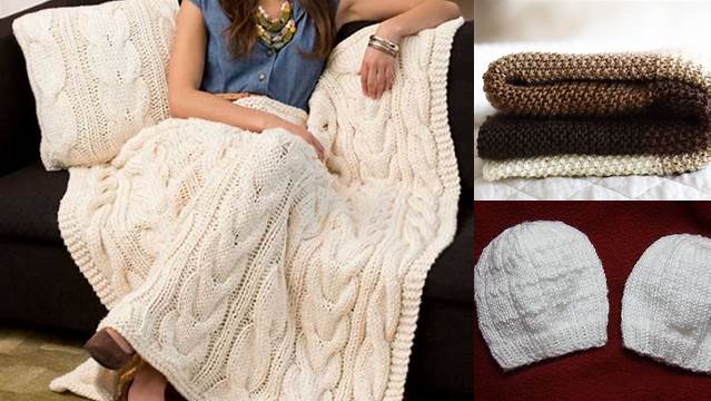 32+ Free Knitting Patterns For Throws To Download Straight Needles