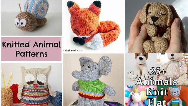 80+ Free Knitting Patterns For Tiny Animals