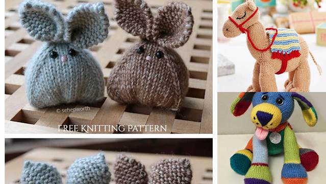 19+ Free Knitting Patterns For Toys