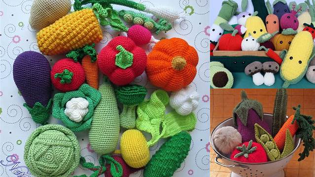 71+ Free Knitting Patterns For Vegetables